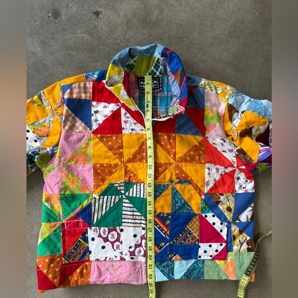 Colorful Patchwork Quilt Jacket - Picture 7 of 7